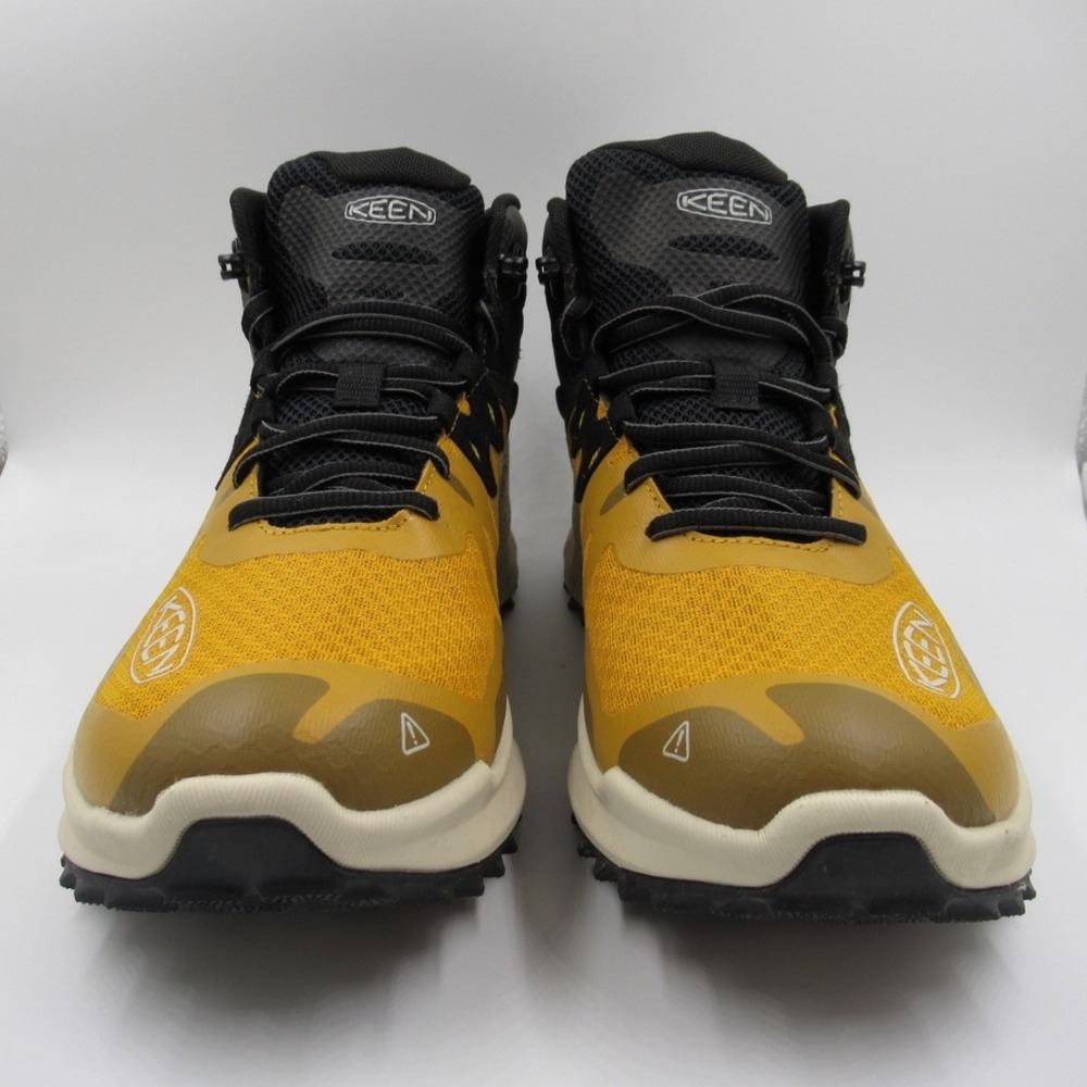 KEEN Zionic Mid Waterproof Hiking Boot Mens 10.5 Golden Yellow Birch 1028896 - Picture 2 of 11